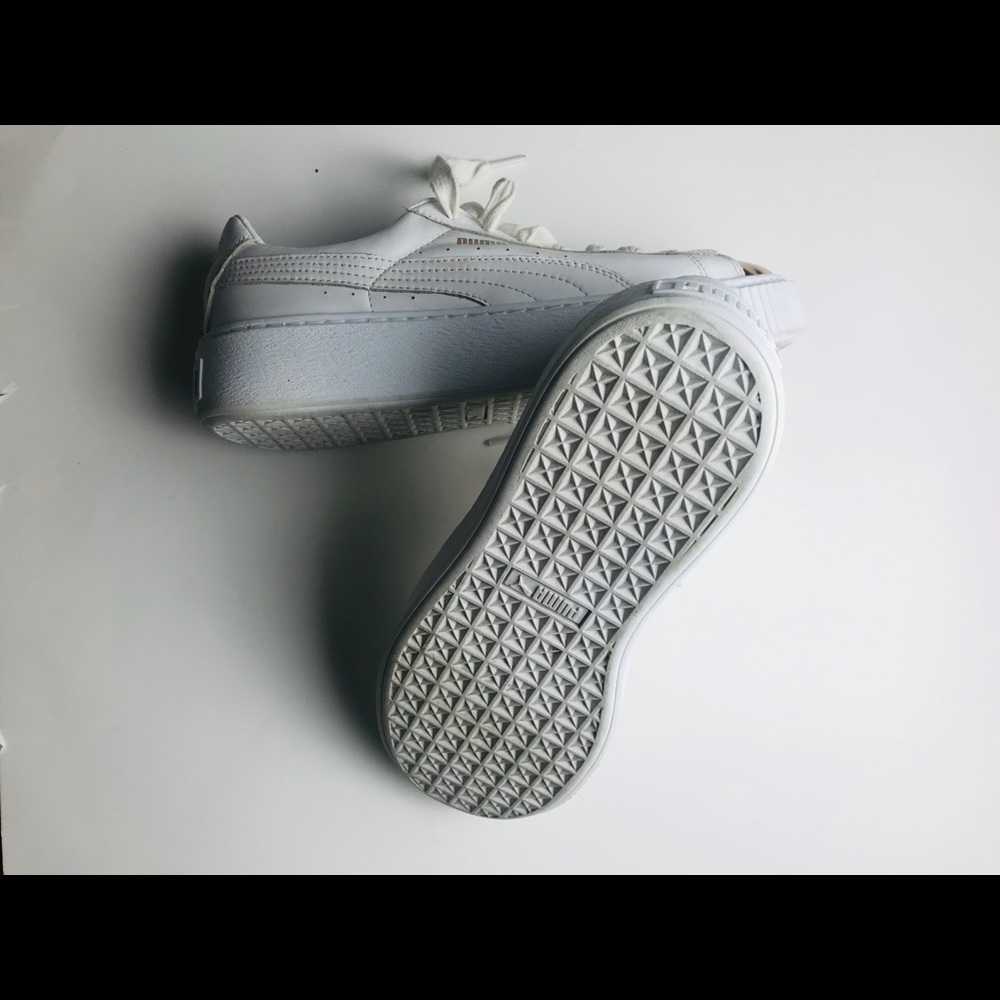 Puma Basket Metallic Low-Top Platform Sneakers - Picture 6 of 6
